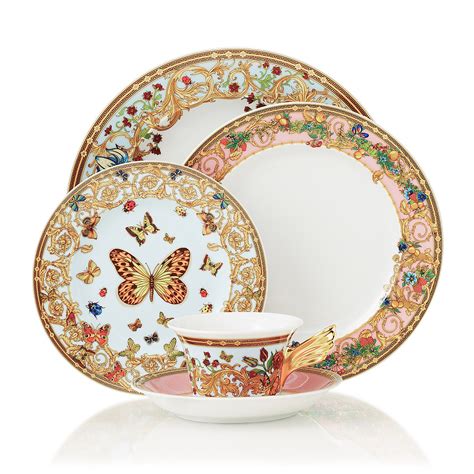 versace rosenthal butterfly dinnerware.